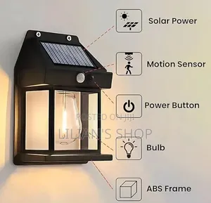 Motion Sensor Solar Wall Lights