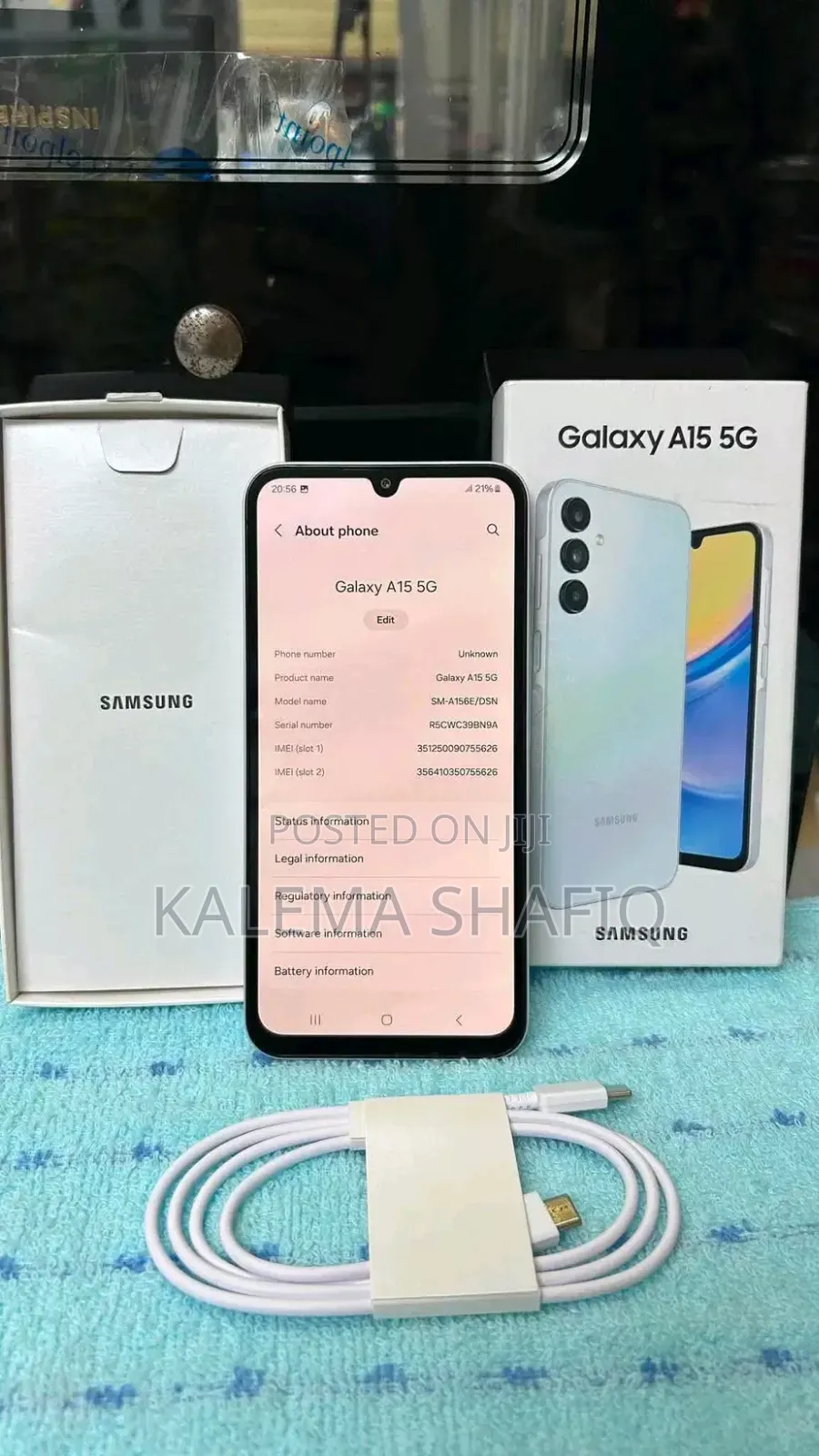 New Samsung Galaxy A15 5G 256 GB Silver