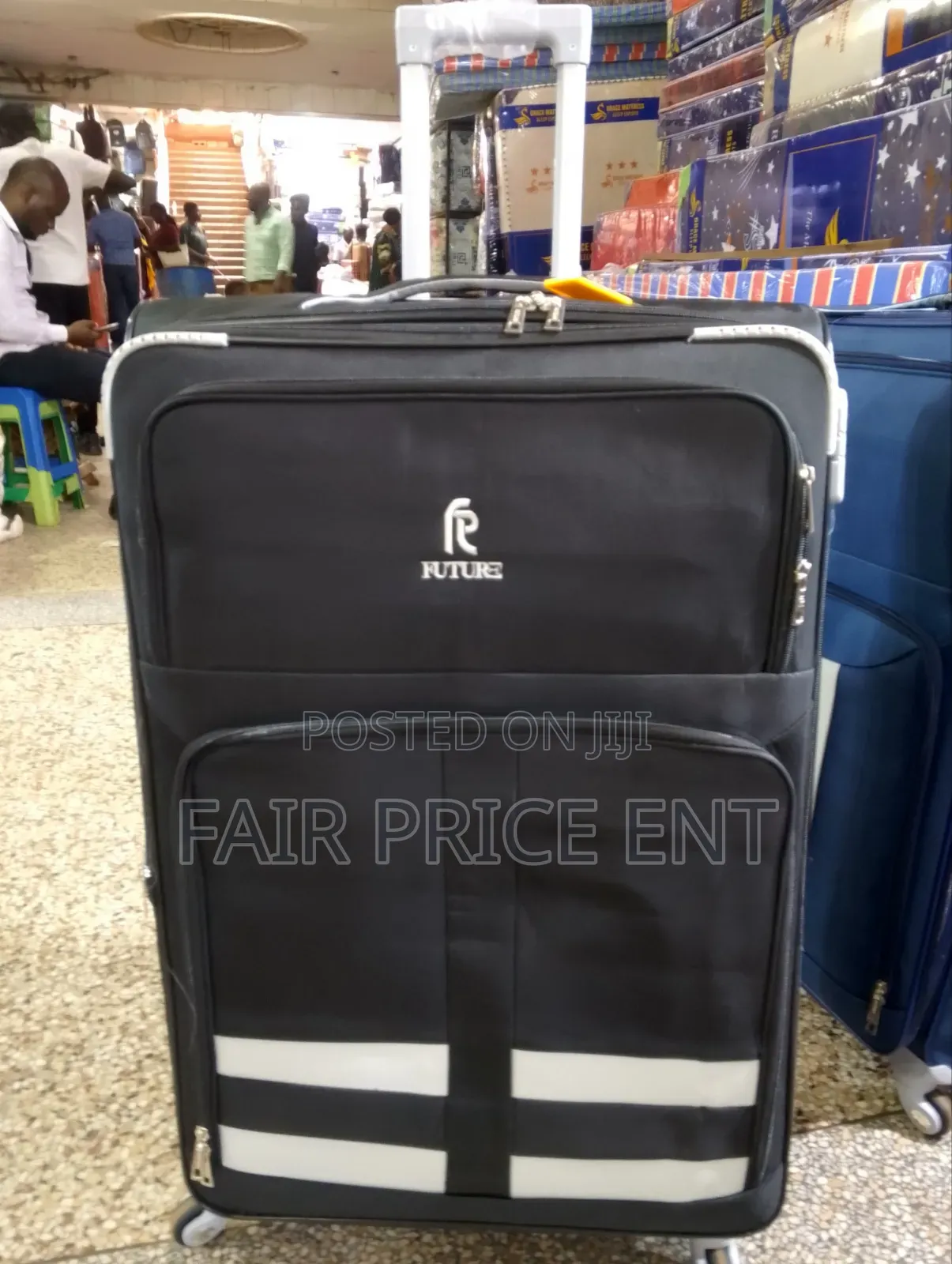 Original Cloth Suitcase. Large. ( Black)