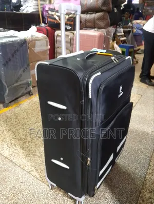 Original Cloth Suitcase. Large. ( Black)