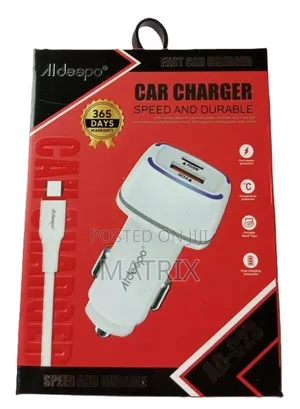 Aldeepo Fast Car Charger Model AD-C23