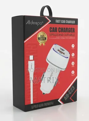 Aldeepo Fast Car Charger Model AD-C23