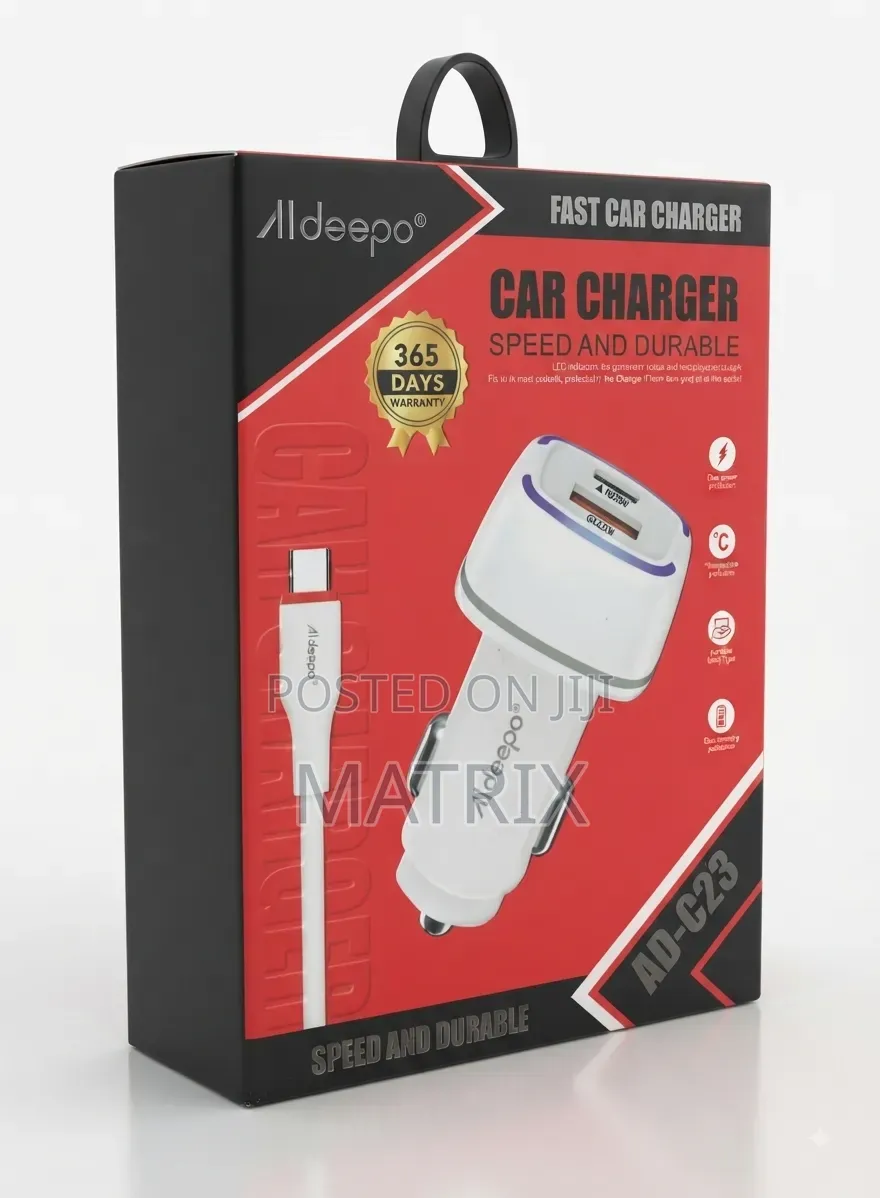 Aldeepo Fast Car Charger Model AD-C23
