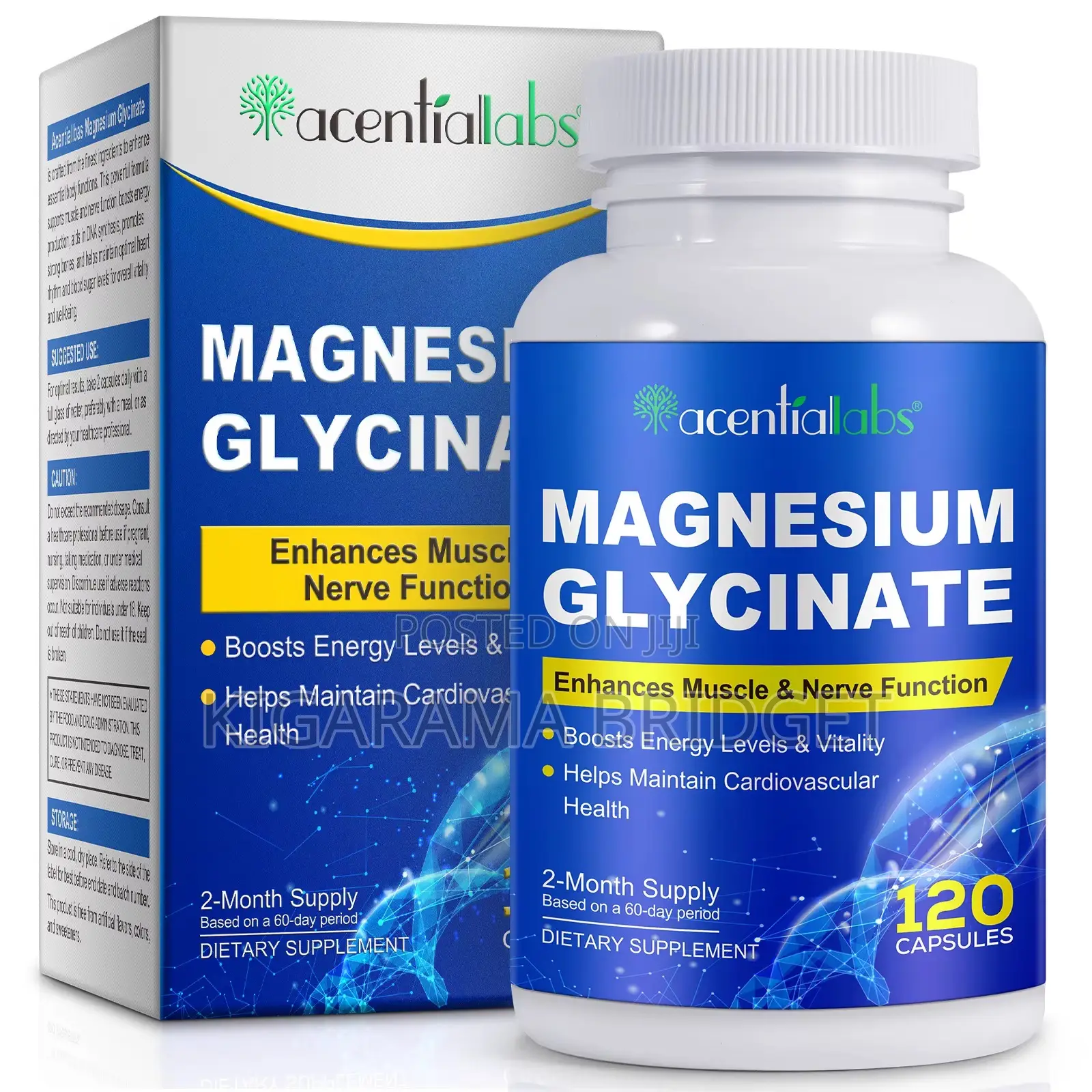 Magnesium Glycinate 120 Capsules