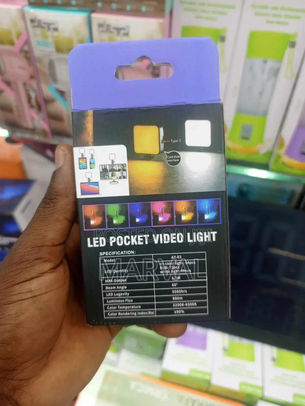 AY-83 LED Pocket Video Light