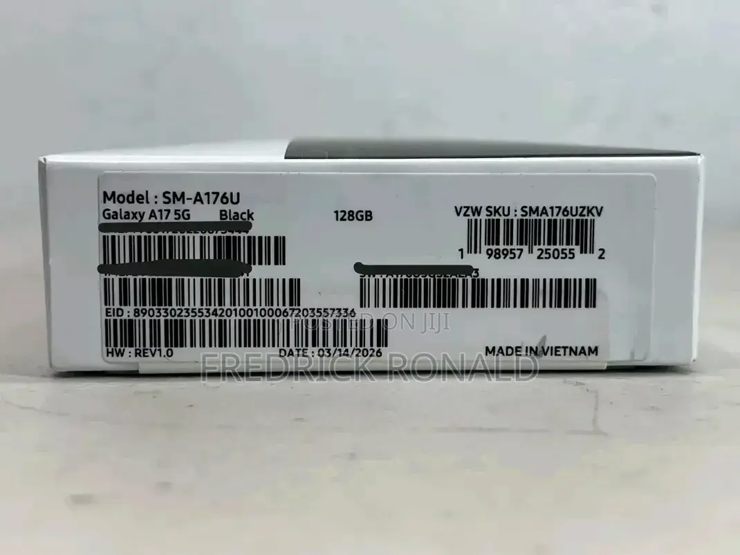 New Samsung Galaxy A17 5G 256 GB Black