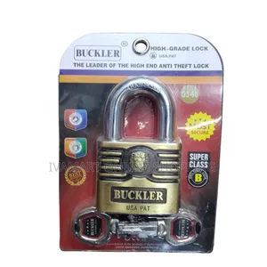 BUCKLER Heavy-Duty Super Class Anti-Theft Padlock - USA PAT