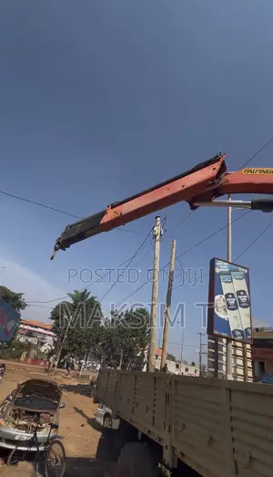 Crane Palfinger15500 on a Ural 4320Truck 6х6 (12 T)
