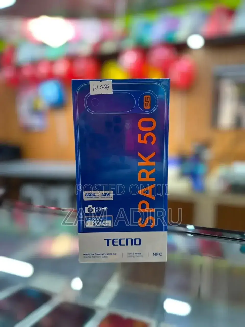 New Tecno Spark 50 5G 256 GB Black