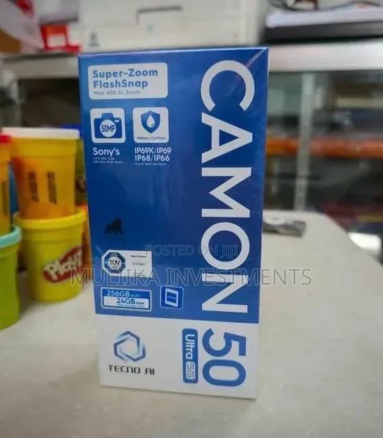 New Tecno Camon 50 Ultra 512 GB Black