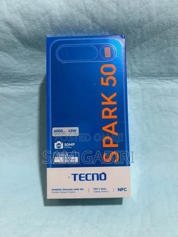New Tecno Spark 50 5G 256 GB Gray