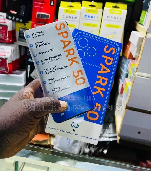 New Tecno Spark 50 128 GB Blue