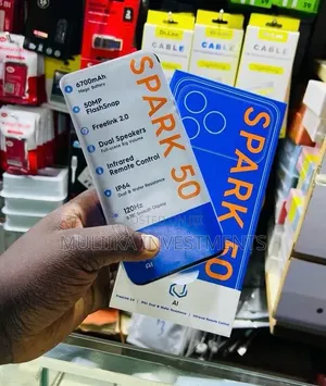 New Tecno Spark 50 128 GB Blue