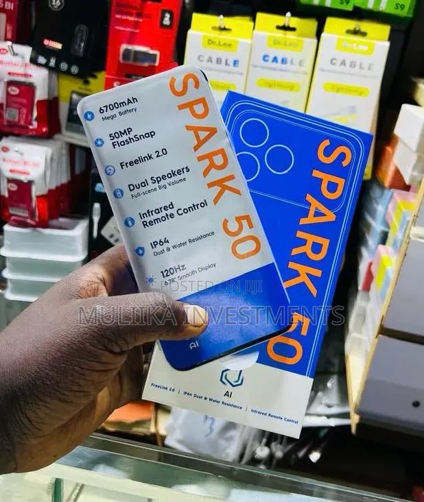 New Tecno Spark 50 128 GB Blue