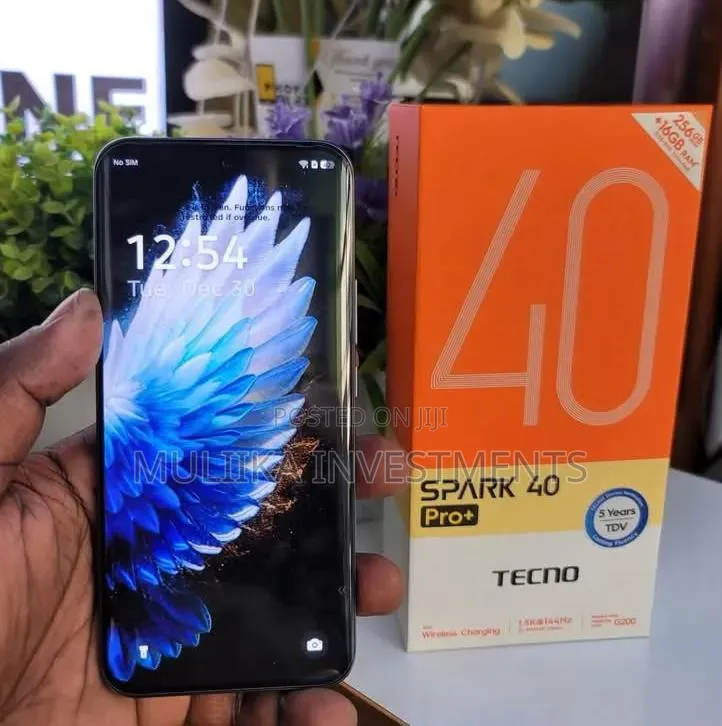 New Tecno Spark 40 Pro+ 256 GB Black