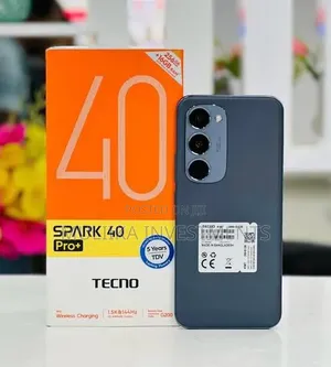 New Tecno Spark 40 Pro+ 256 GB Black
