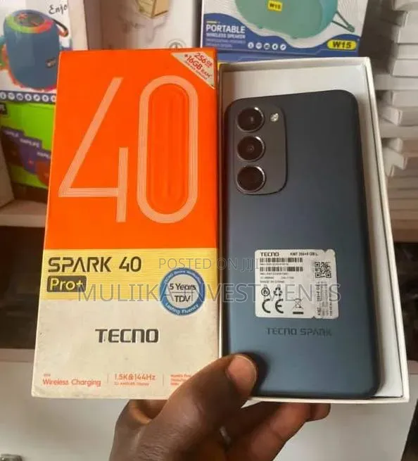 New Tecno Spark 40 Pro+ 256 GB Black