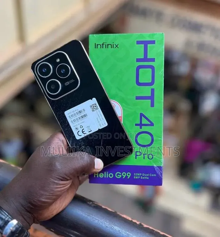 New Infinix Hot 40 Pro 256 GB Black