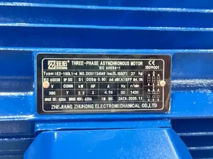 3hp 3phase Motors Are Available