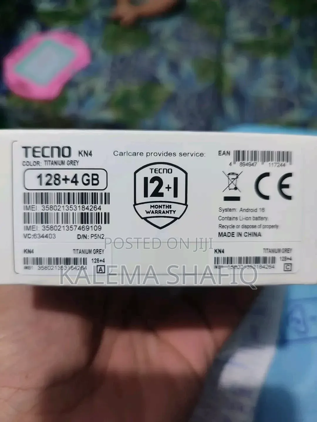 New Tecno Spark 50 128 GB Orange