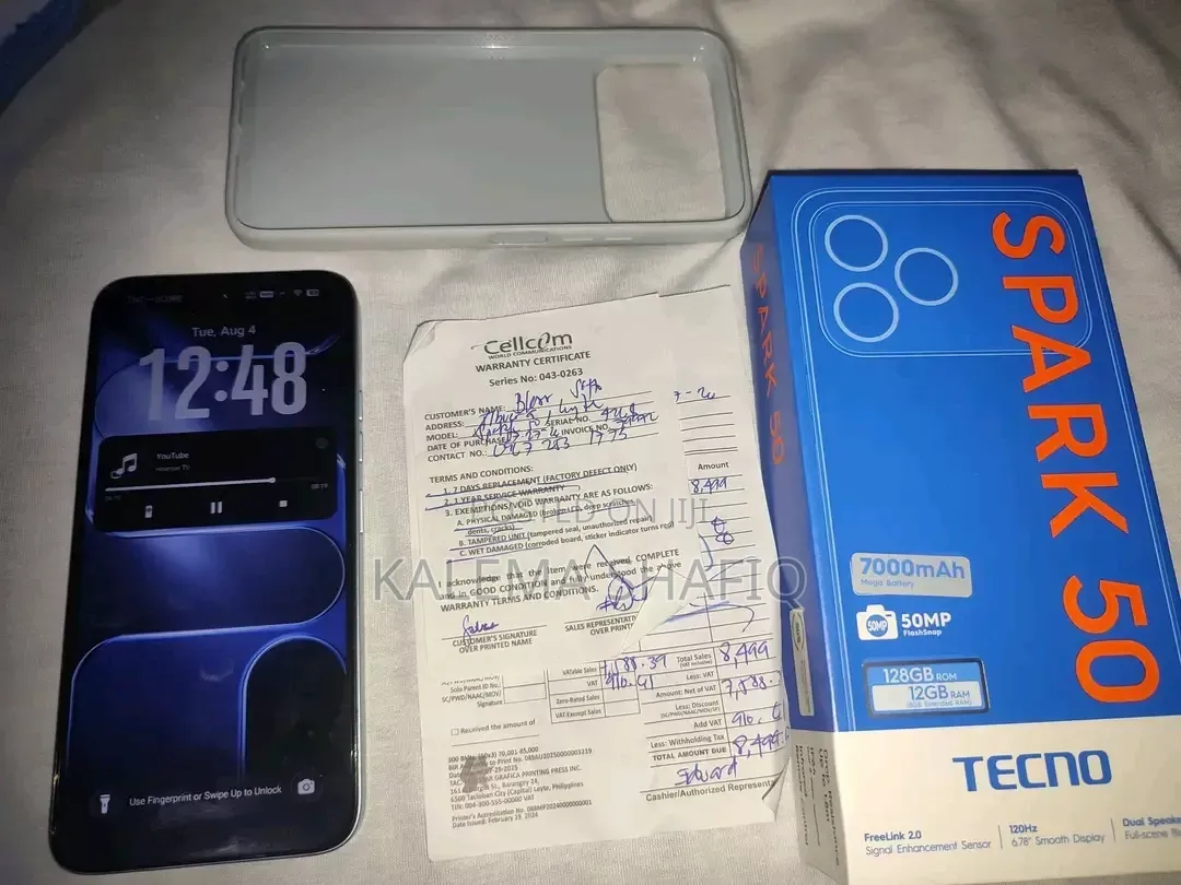 New Tecno Spark 50 128 GB Orange