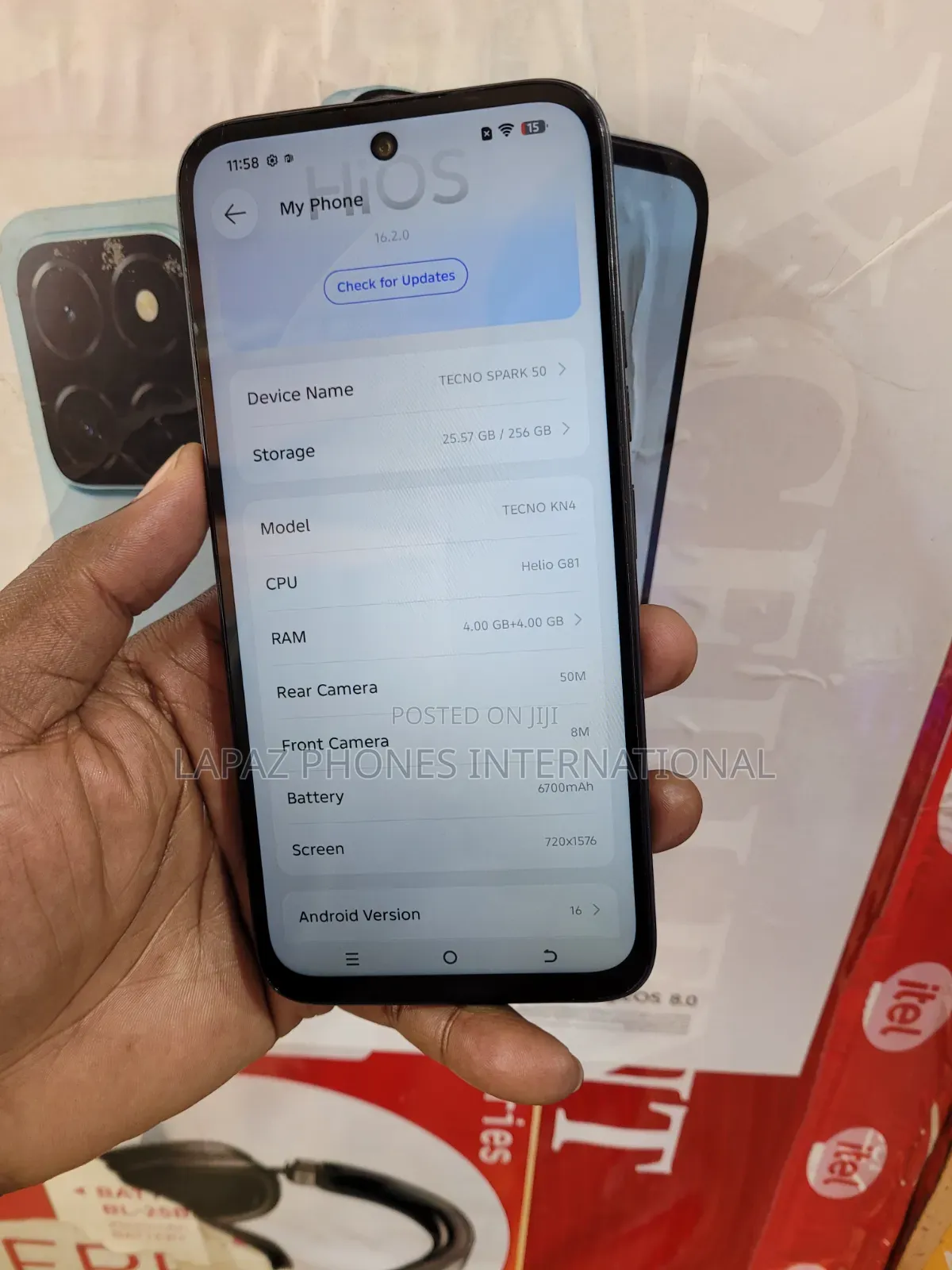 Tecno Spark 50 128 GB Black