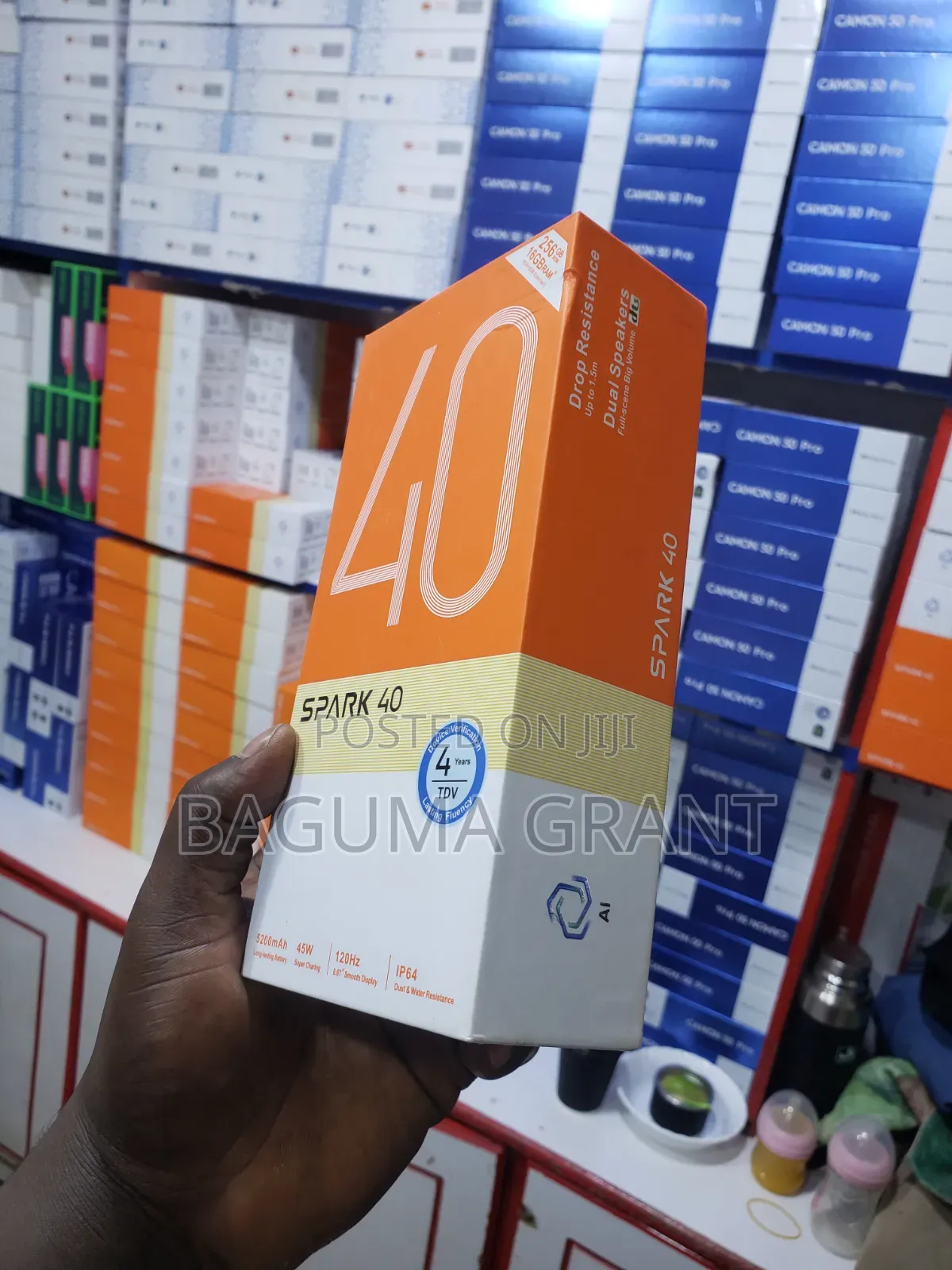 New Tecno Spark 40 256 GB Black