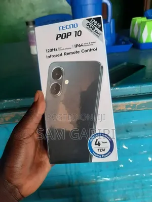 New Tecno Pop 10 128 GB Black
