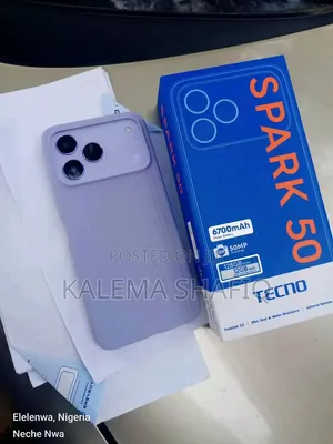 New Tecno Spark 50 128 GB Purple