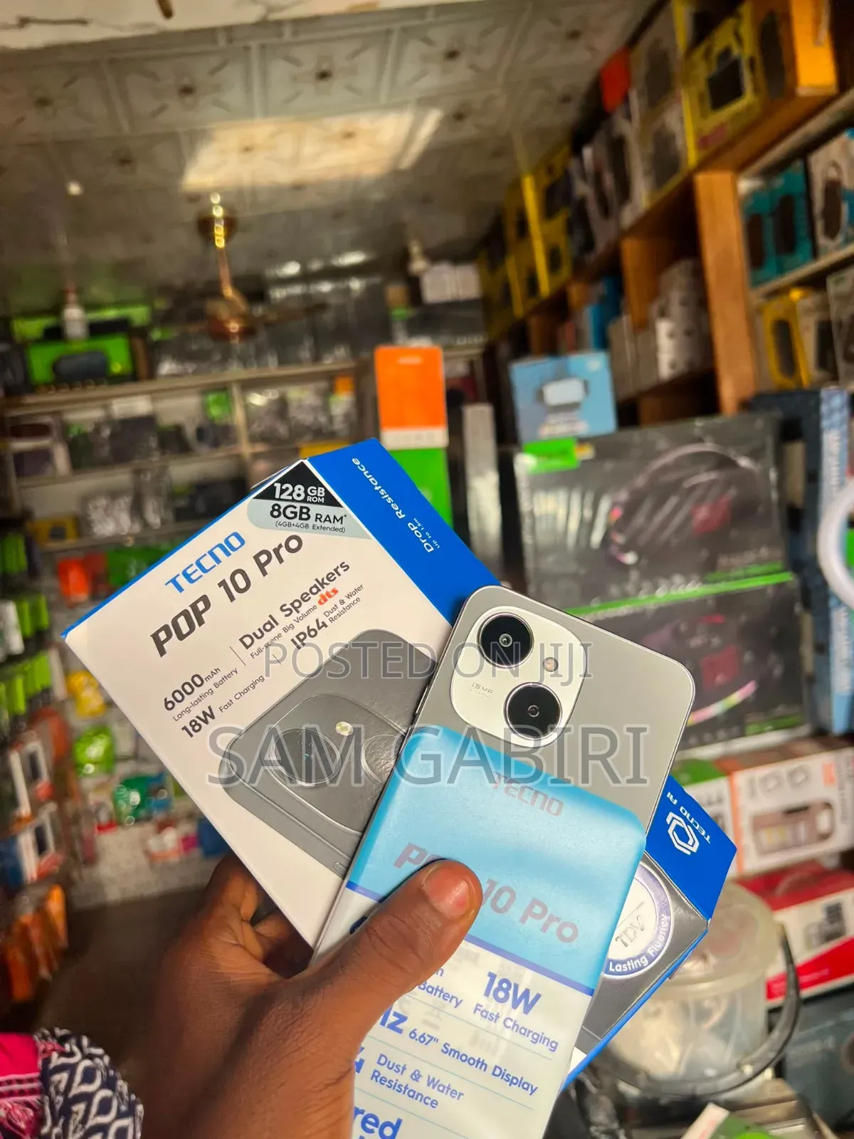New Tecno Pop 10 Pro 128 GB White
