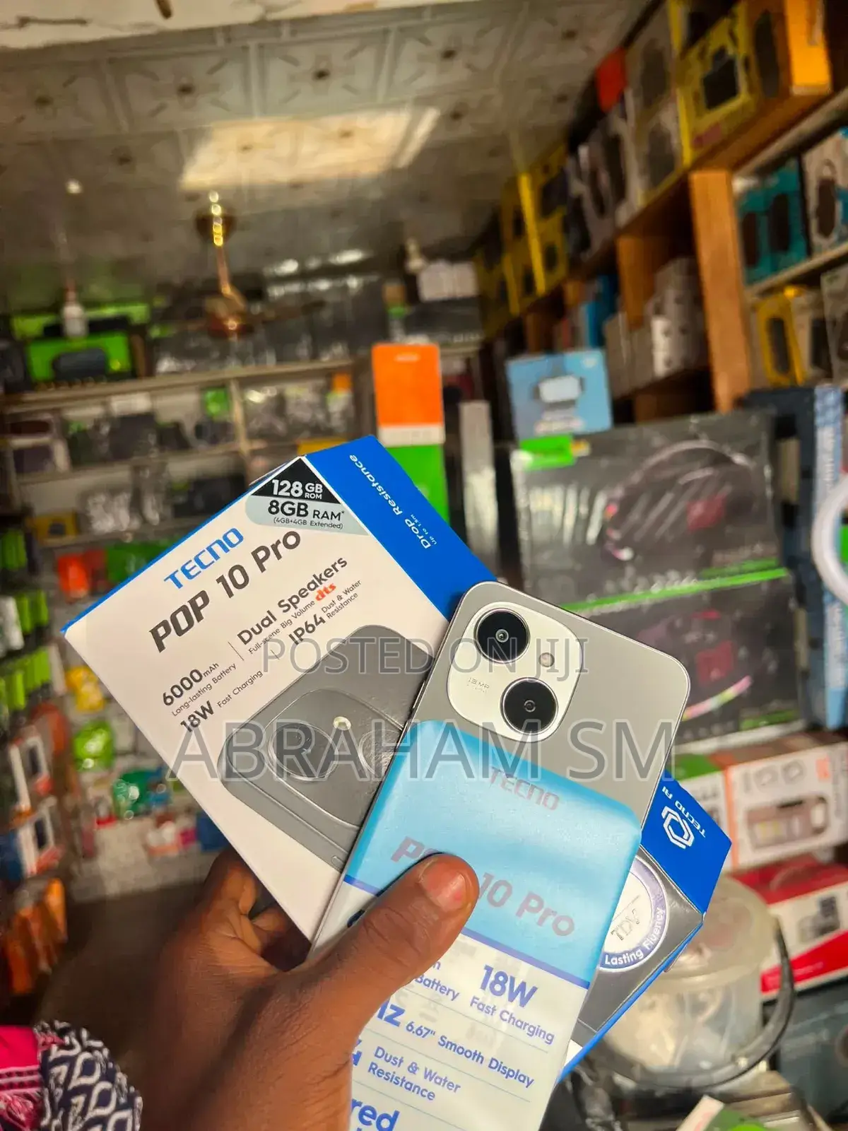 New Tecno Pop 10 Pro 128 GB White