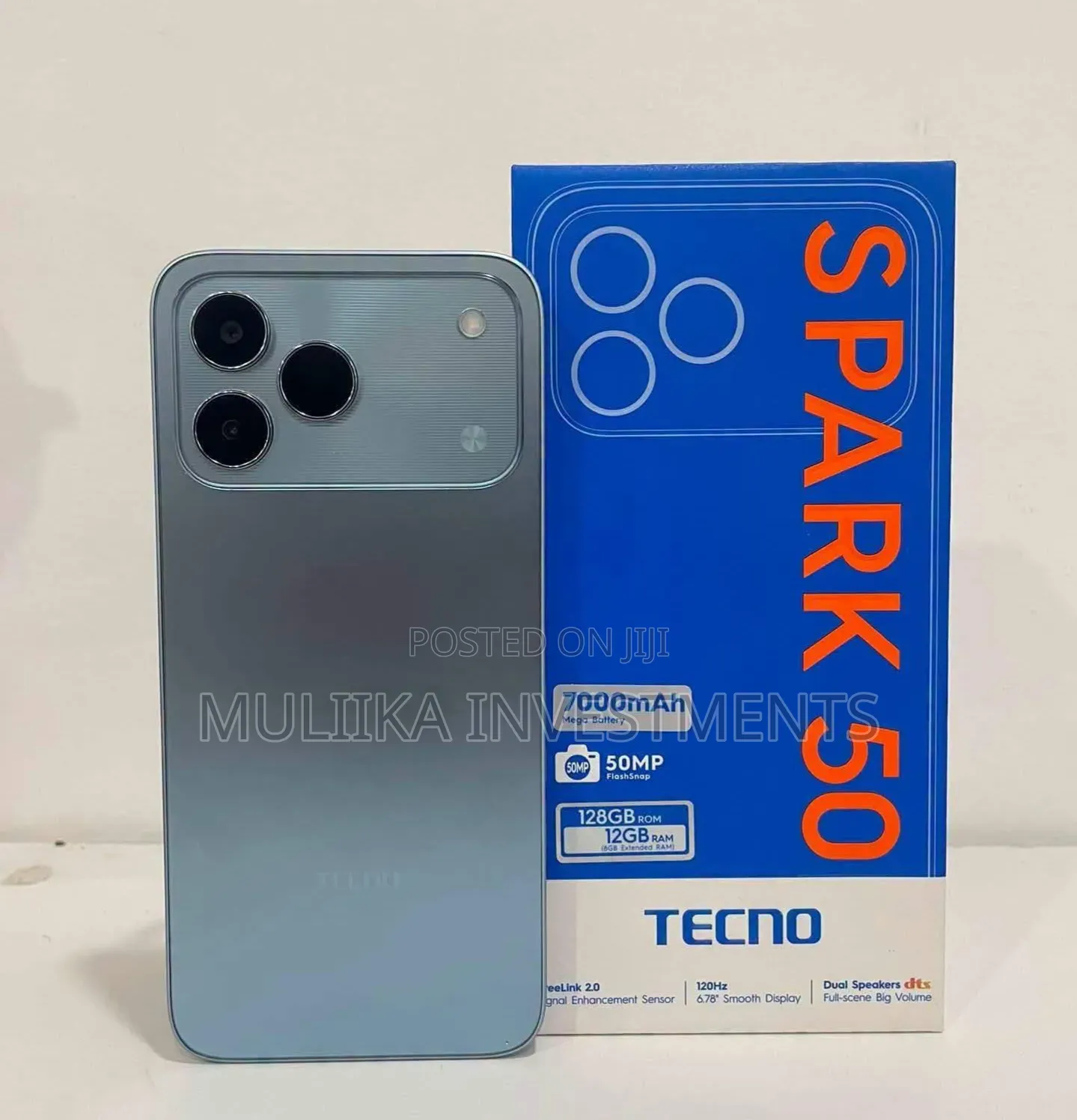 New Tecno Spark 50 128 GB Blue