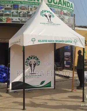 2mx2m Tent in Strong Materials Branded With a Logo