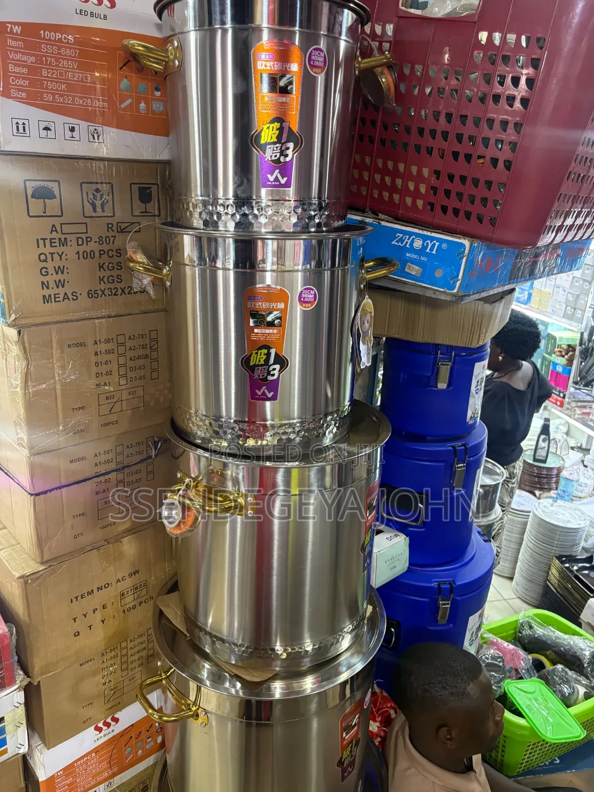 Heavy-Duty Stainless Steel Stock Pots