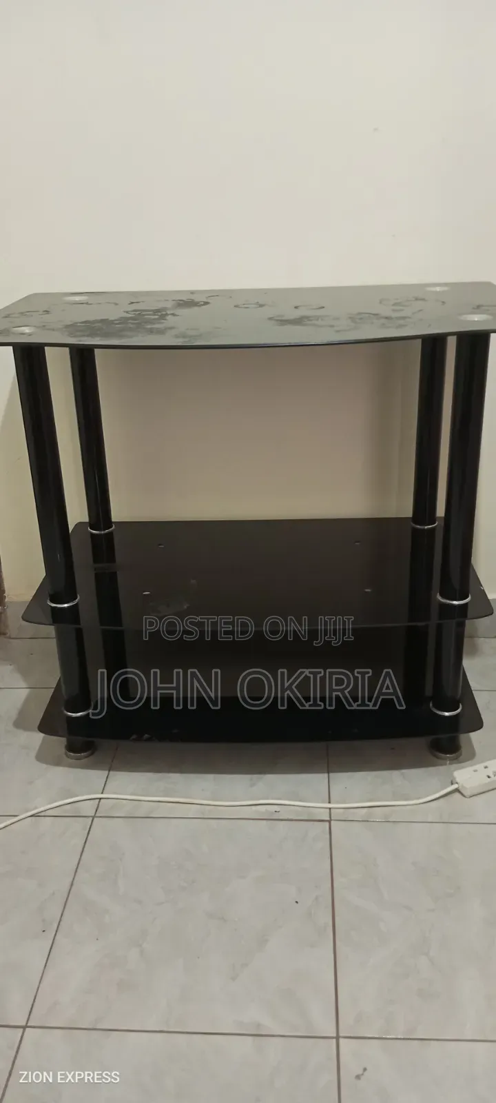 Glass TV Stand