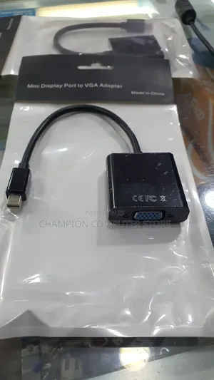 Mini Displayport (Thunderbolt) to VGA Adapter 1080P Full HD