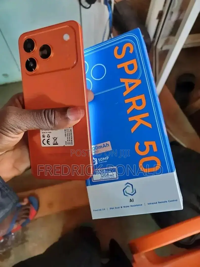 New Tecno Spark 50 128 GB Orange