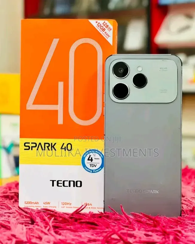 New Tecno Spark 40 256 GB Gray