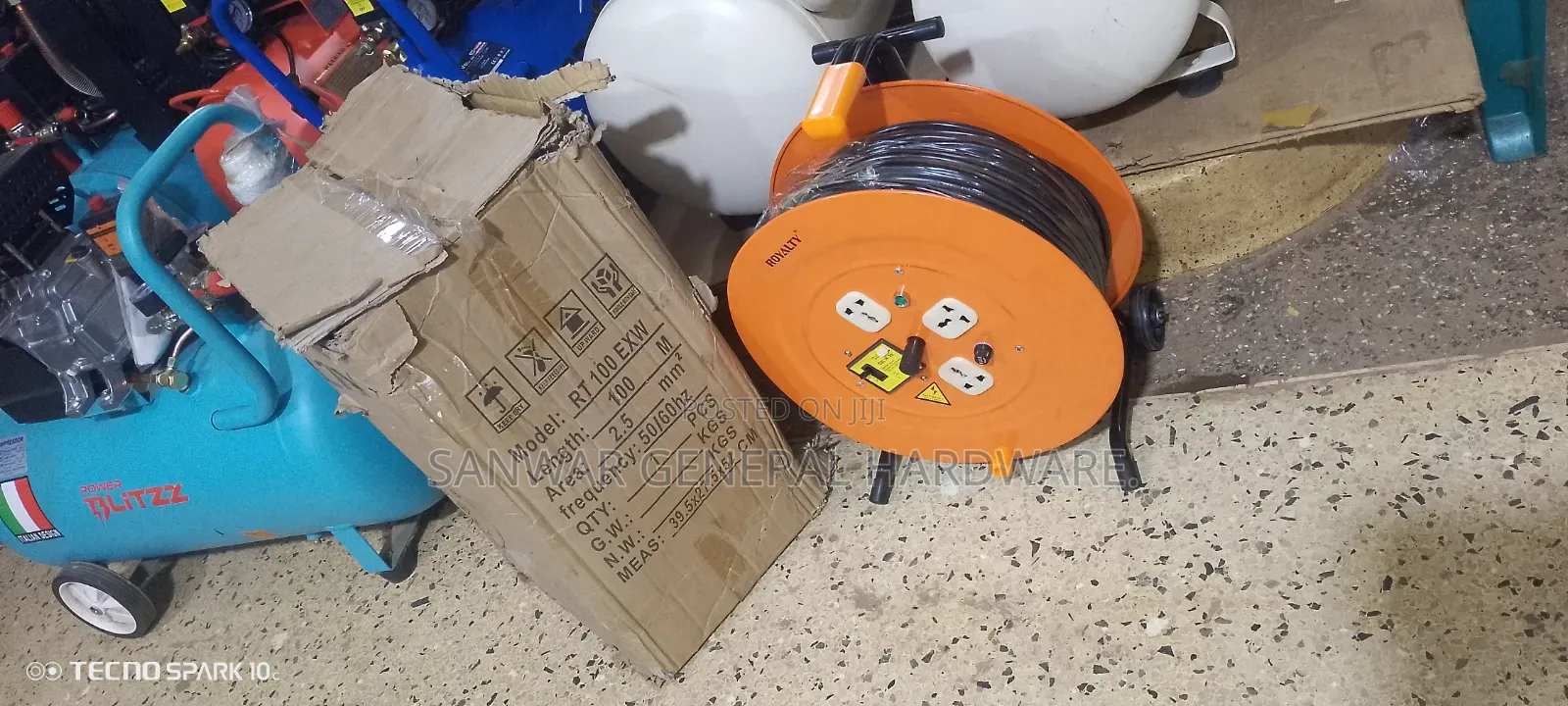 100m,(2.5mm,Cable Wire) Extension Cable Reel(Royalty Brand)