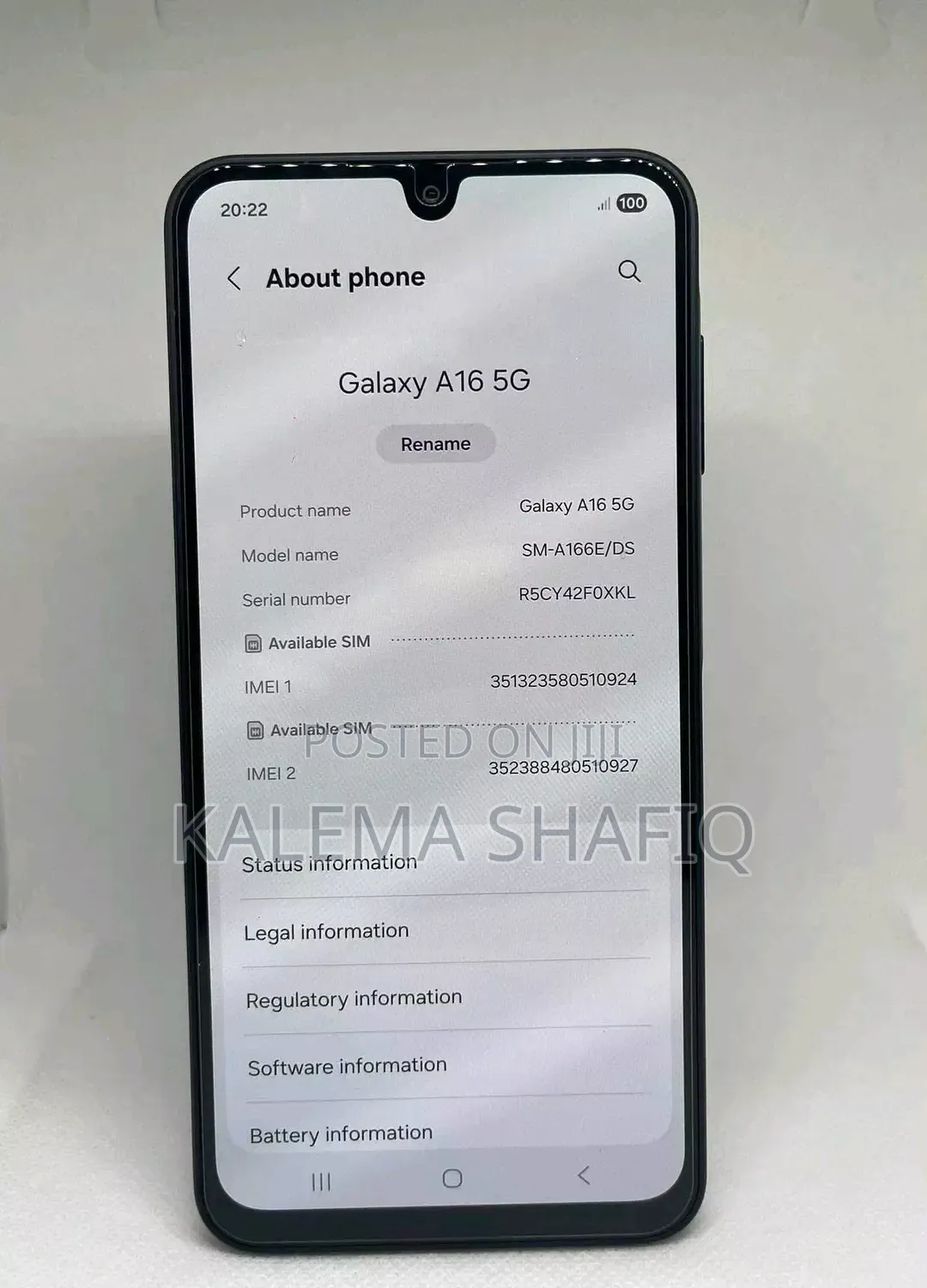 New Samsung Galaxy A16 5G 256 GB Pink