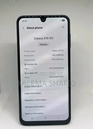 New Samsung Galaxy A16 5G 256 GB Pink