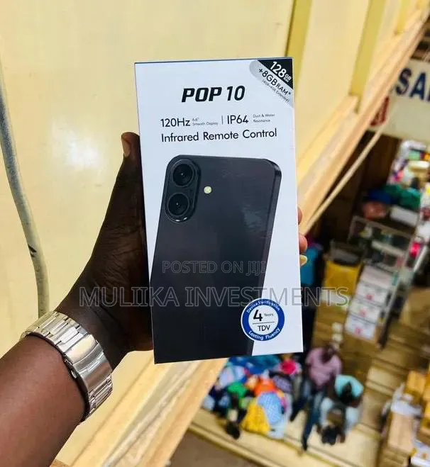 New Tecno Pop 10 128 GB Black