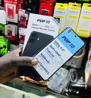 New Tecno Pop 10 128 GB Black