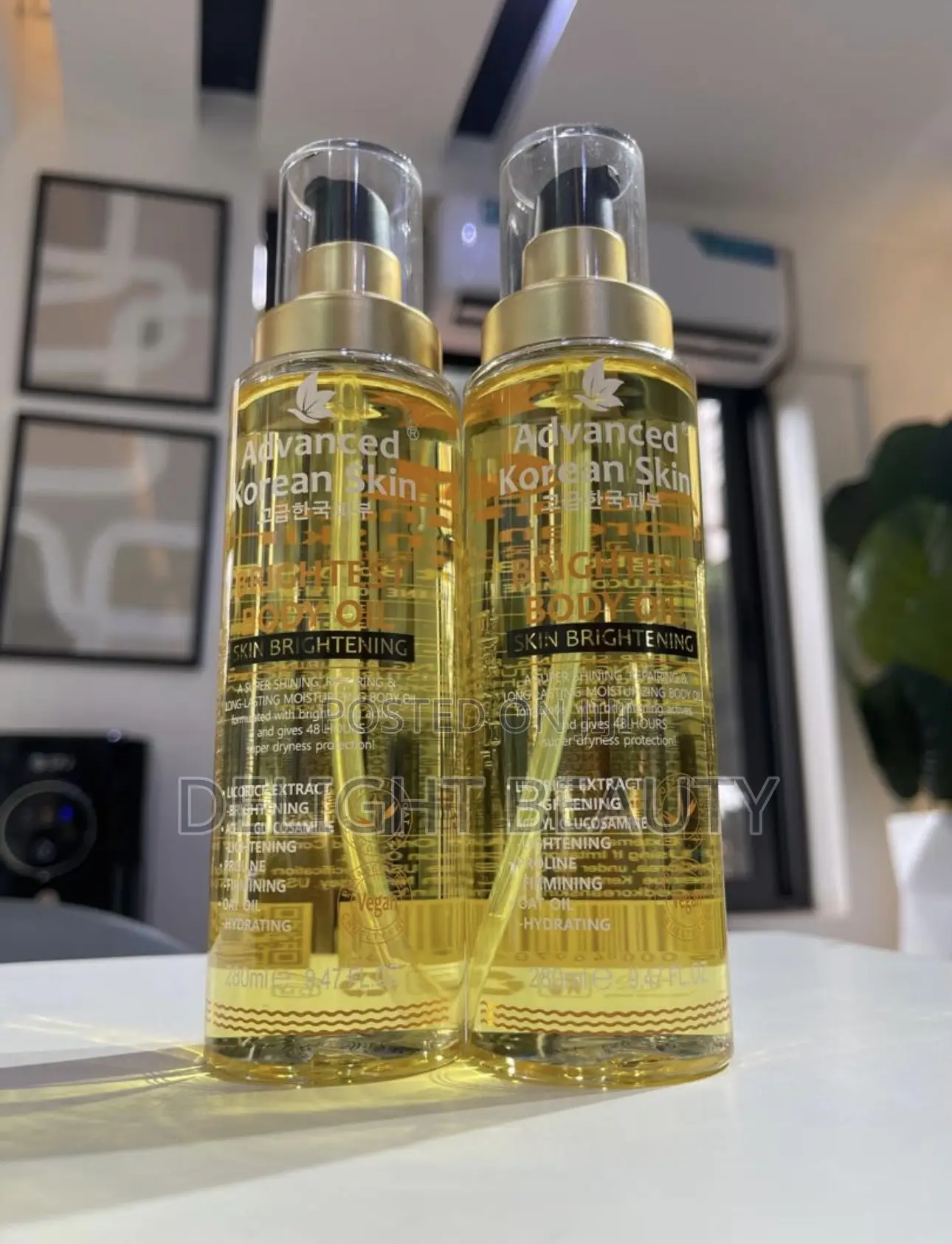 Advanced Korean Skin Brightest Body Oil