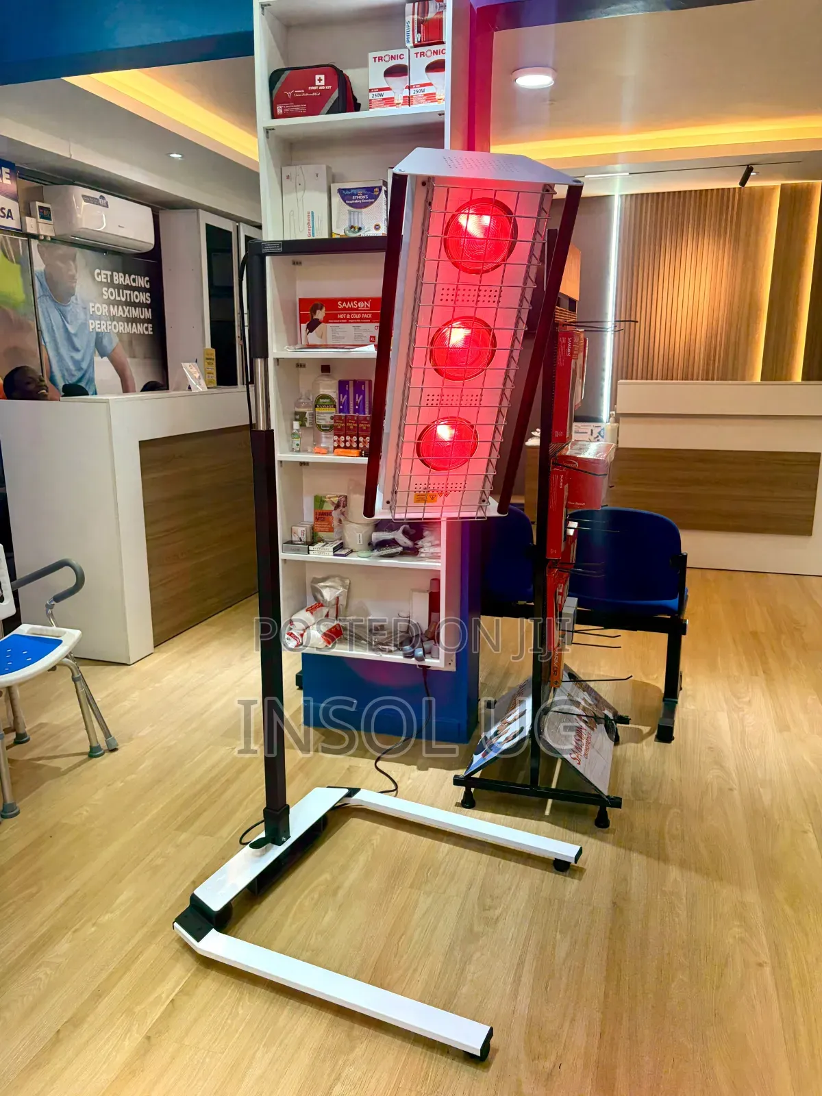 3 Over Head TGS Infrared 3.2 450w Lamp