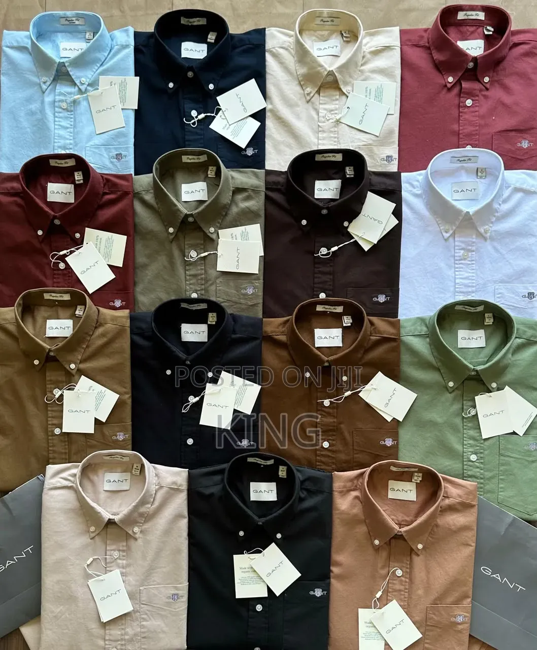Long-Sleeve, Button-Down Oxford Cotton Casual Shirts