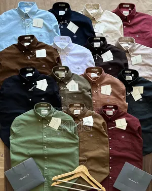 Long-Sleeve, Button-Down Oxford Cotton Casual Shirts