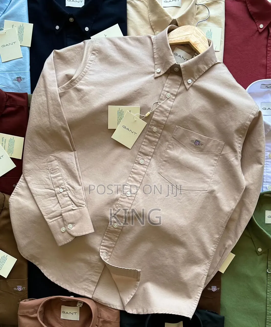 Long-Sleeve, Button-Down Oxford Cotton Casual Shirts