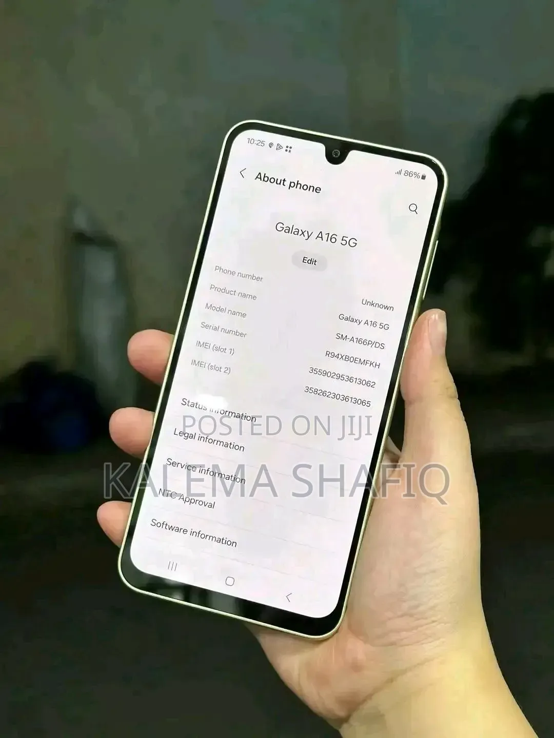 New Samsung Galaxy A16 5G 256 GB Gray
