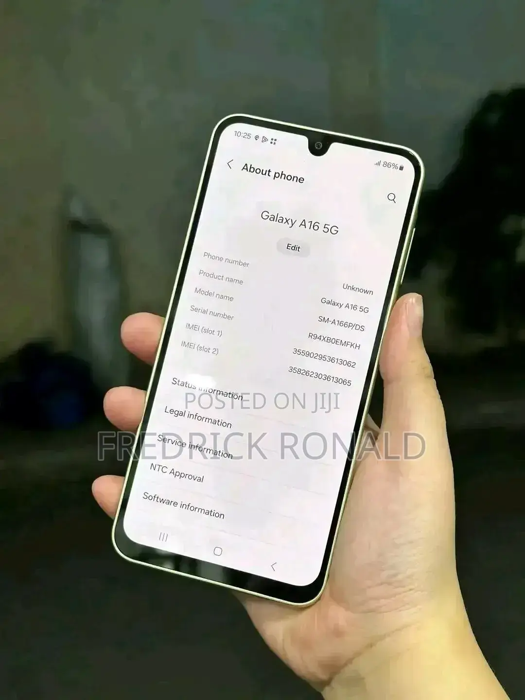 New Samsung Galaxy A16 5G 256 GB Gray